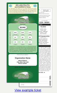 GolfMania example ticket image link